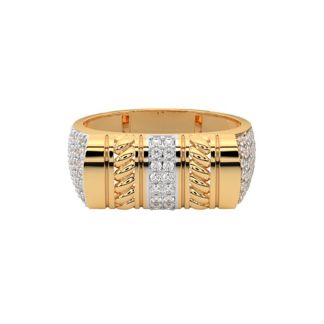 Mark Round Diamond Ring For Men